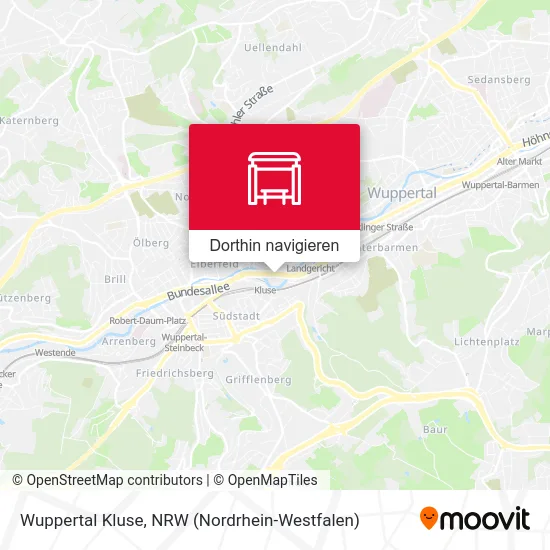 Wuppertal Kluse Karte