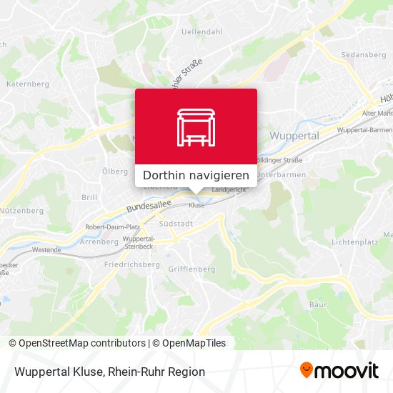 Wuppertal Kluse Karte