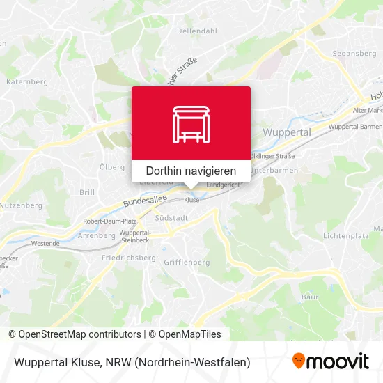 Wuppertal Kluse Karte