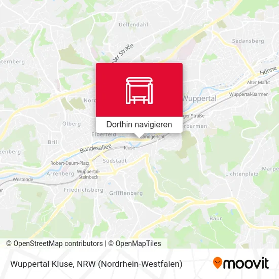 Wuppertal Kluse Karte