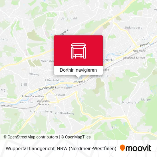 Wuppertal Landgericht Karte