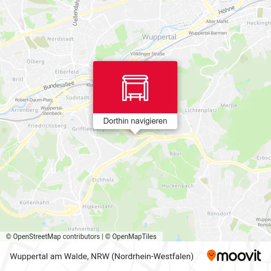 Wuppertal am Walde Karte