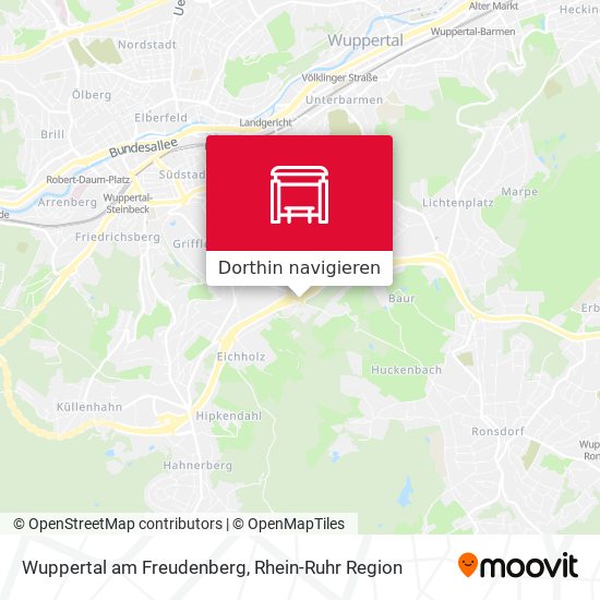 Wuppertal am Freudenberg Karte