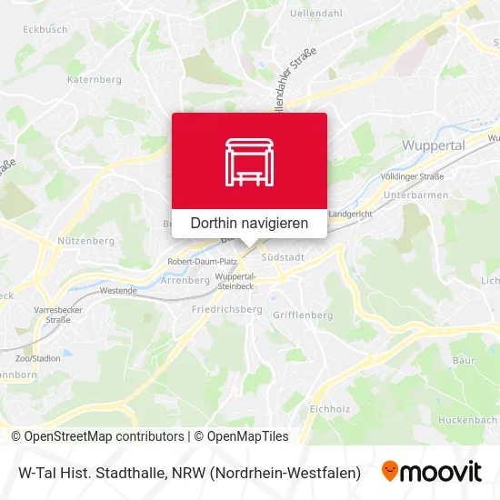 W-Tal Hist. Stadthalle Karte