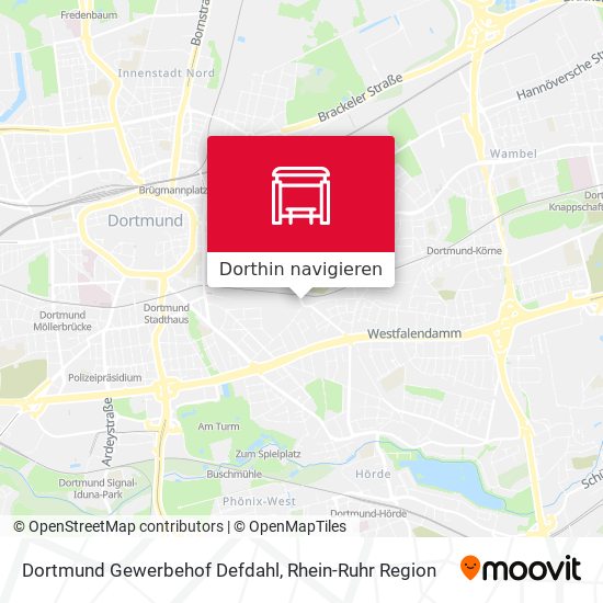 Dortmund Gewerbehof Defdahl Karte