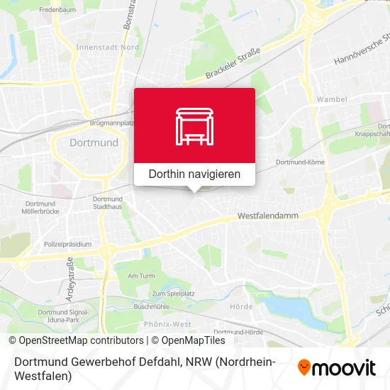 Dortmund Gewerbehof Defdahl Karte