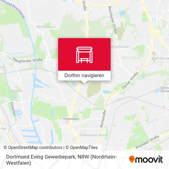 Dortmund Eving Gewerbepark Karte