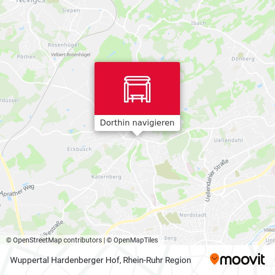 Wuppertal Hardenberger Hof Karte