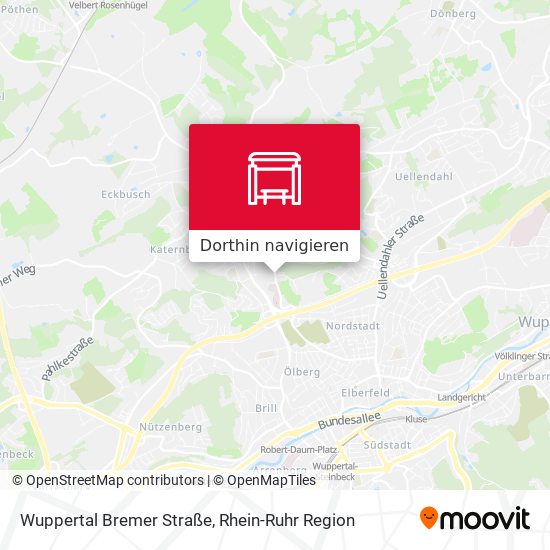 Wuppertal Bremer Straße Karte