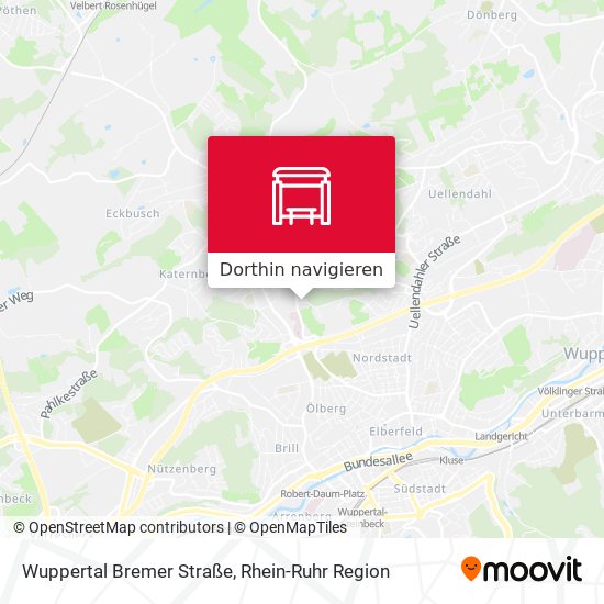 Wuppertal Bremer Straße Karte