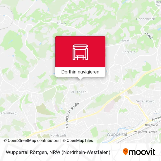 Wuppertal Röttgen Karte