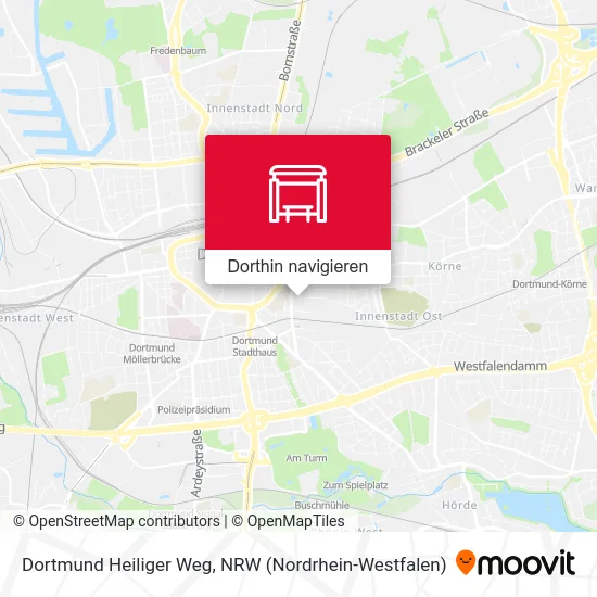 Dortmund Heiliger Weg Karte