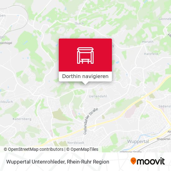 Wuppertal Untenrohleder Karte