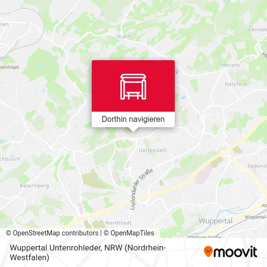 Wuppertal Untenrohleder Karte
