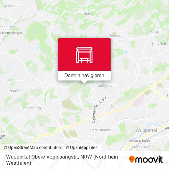 Wuppertal Obere Vogelsangstr. Karte