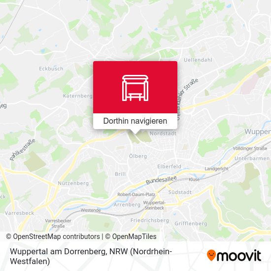 Wuppertal am Dorrenberg Karte