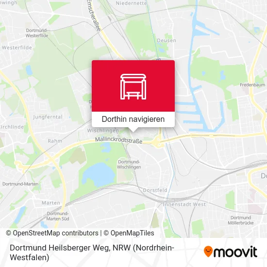 Dortmund Heilsberger Weg Karte