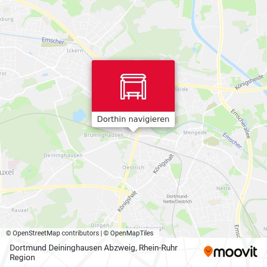 Dortmund Deininghausen Abzweig Karte