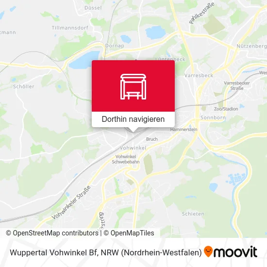 Wuppertal Vohwinkel Bf Karte