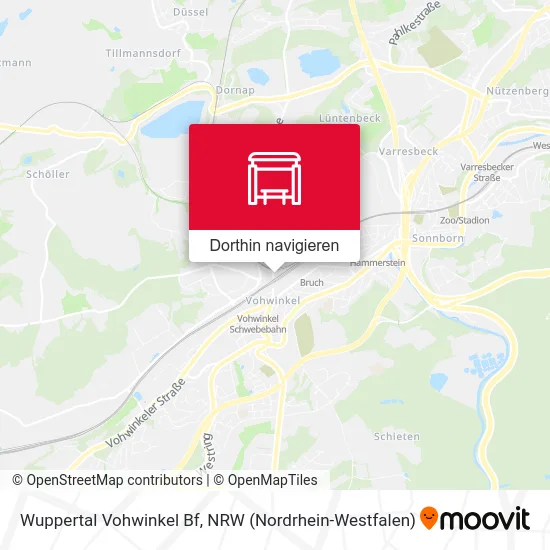 Wuppertal Vohwinkel Bf Karte