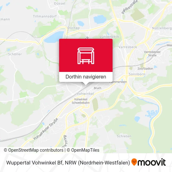 Wuppertal Vohwinkel Bf Karte