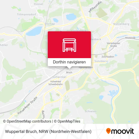 Wuppertal Bruch Karte