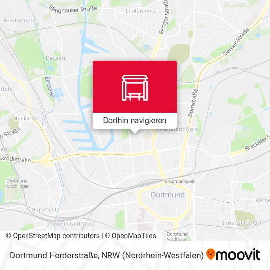 Dortmund Herderstraße Karte