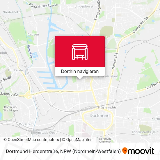 Dortmund Herderstraße Karte