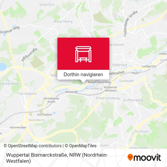 Wuppertal Bismarckstraße Karte