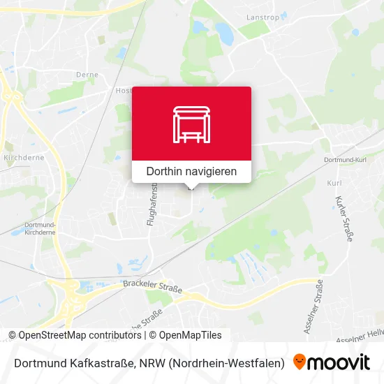 Dortmund Kafkastraße Karte