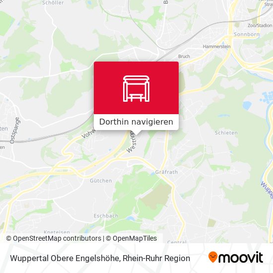 Wuppertal Obere Engelshöhe Karte