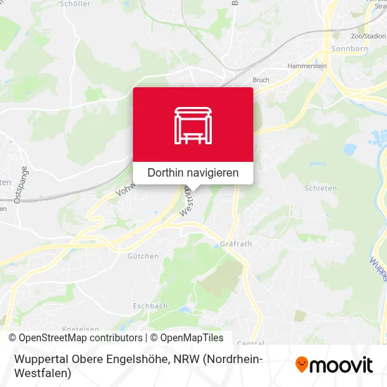 Wuppertal Obere Engelshöhe Karte