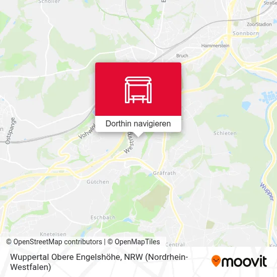 Wuppertal Obere Engelshöhe Karte