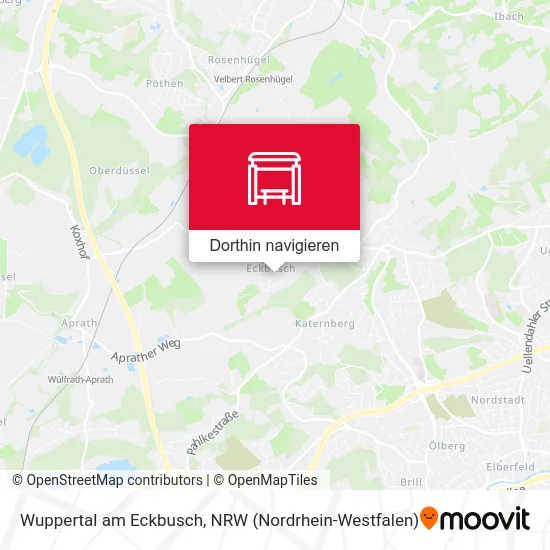 Wuppertal am Eckbusch Karte