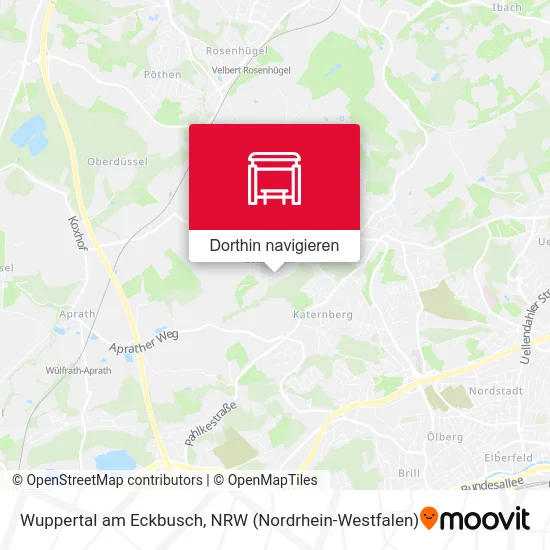 Wuppertal am Eckbusch Karte