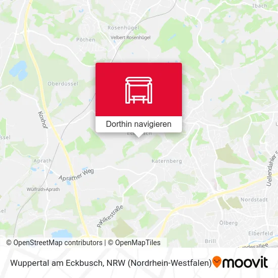 Wuppertal am Eckbusch Karte