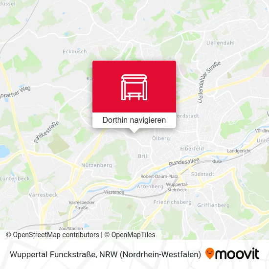Wuppertal Funckstraße Karte