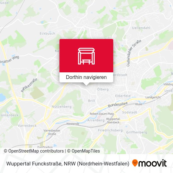 Wuppertal Funckstraße Karte