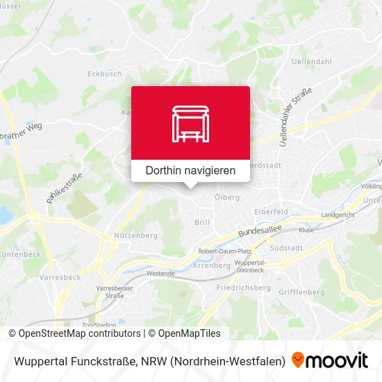 Wuppertal Funckstraße Karte