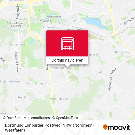 Dortmund Limburger Postweg Karte