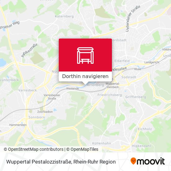 Wuppertal Pestalozzistraße Karte