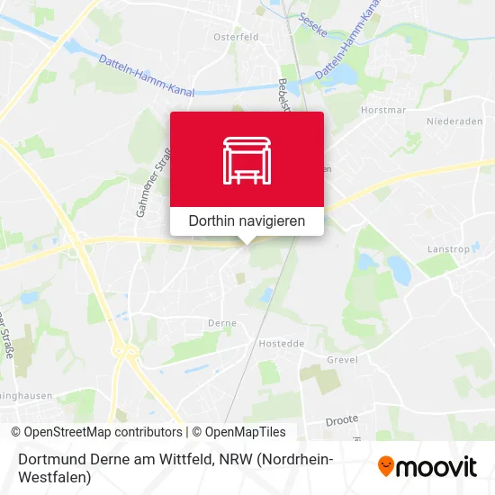 Dortmund  Derne am Wittfeld Karte