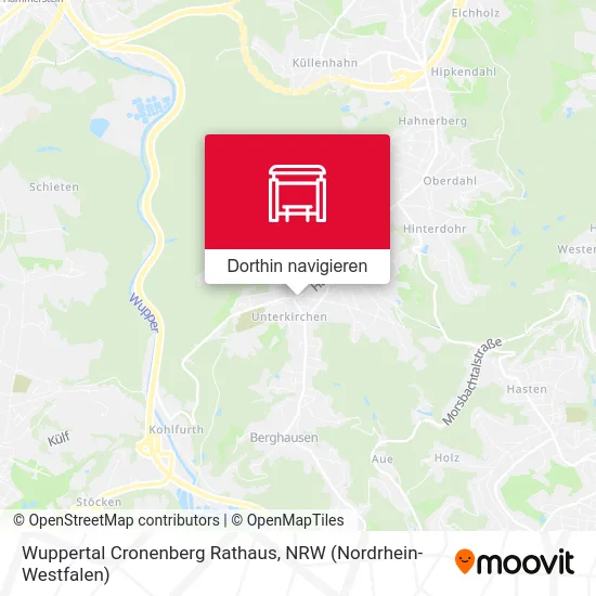 Wuppertal Cronenberg Rathaus Karte
