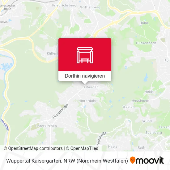 Wuppertal Kaisergarten Karte