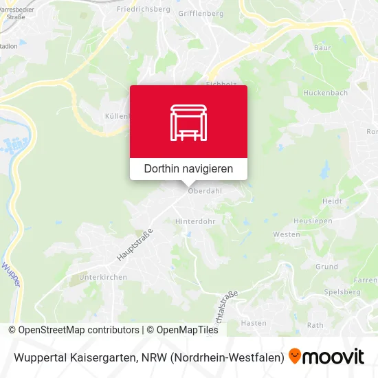 Wuppertal Kaisergarten Karte