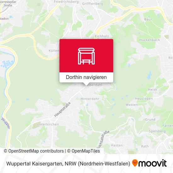 Wuppertal Kaisergarten Karte