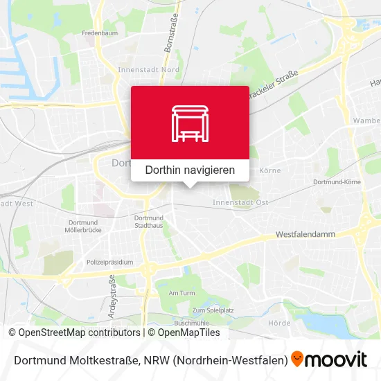 Dortmund Moltkestraße Karte