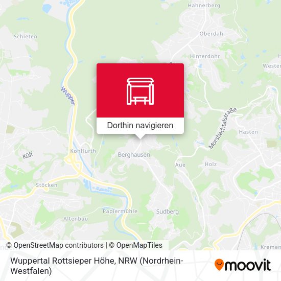 Wuppertal Rottsieper Höhe Karte