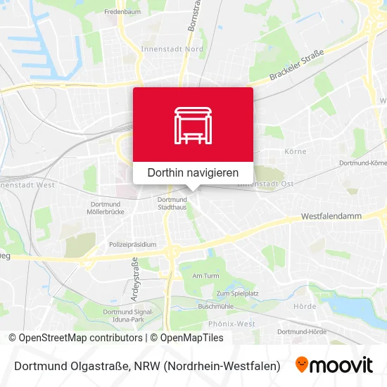 Dortmund Olgastraße Karte
