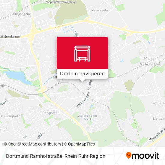 Dortmund Ramhofstraße Karte